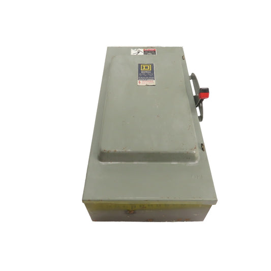 Square D H-324 200A 3-Pole Single Throw Fusible Safety Disconnect Switch 240VAC