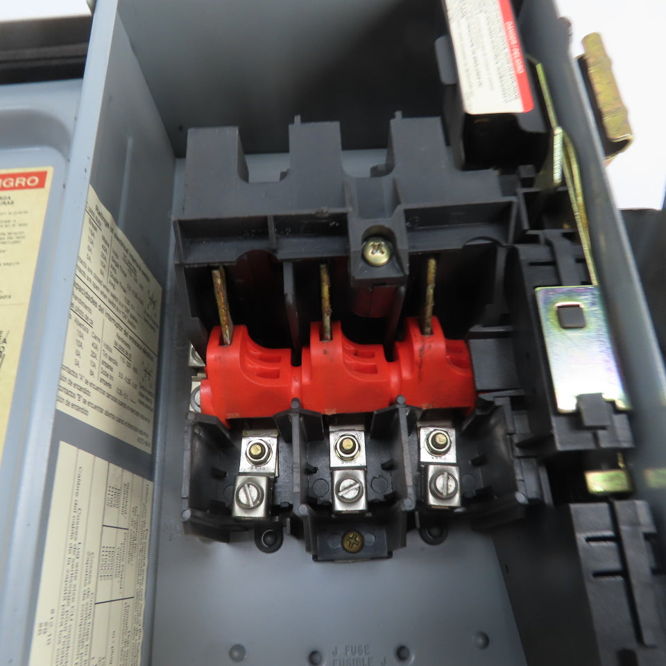 Square D HU361AWKEI 30A 3-Pole Non-Fusible Safety Disconnect Switch 600VAC 3Ph