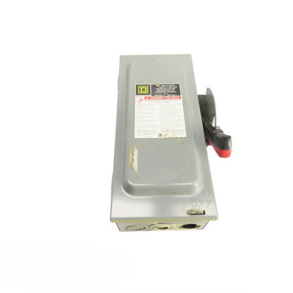 Square D HU361 30A 3-Pole Non-Fusible Heavy Duty Safety Disconnect Switch 600V