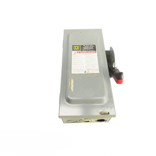 Square D HU361 30A 3-Pole Non-Fusible Heavy Duty Safety Disconnect Switch 600V