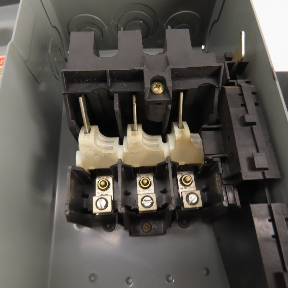 Square D HU361 30A 3-Pole Non-Fusible Heavy Duty Safety Disconnect Switch 600V