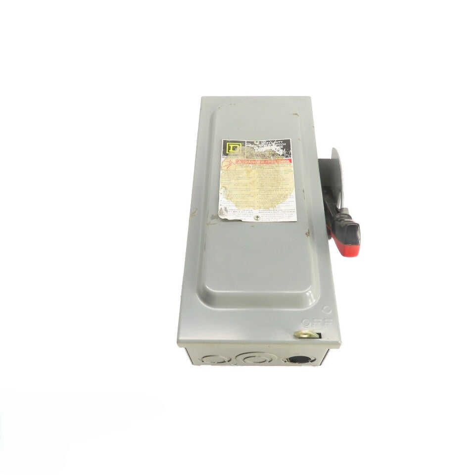 Square D HU361 30A 3-Pole Non-Fusible Heavy Duty Safety Disconnect Switch 600V