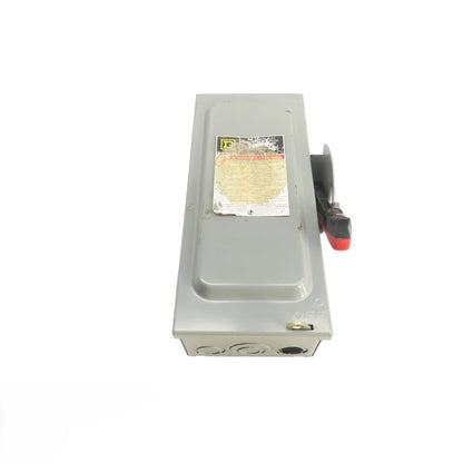 Square D HU361 30A 3-Pole Non-Fusible Heavy Duty Safety Disconnect Switch 600V