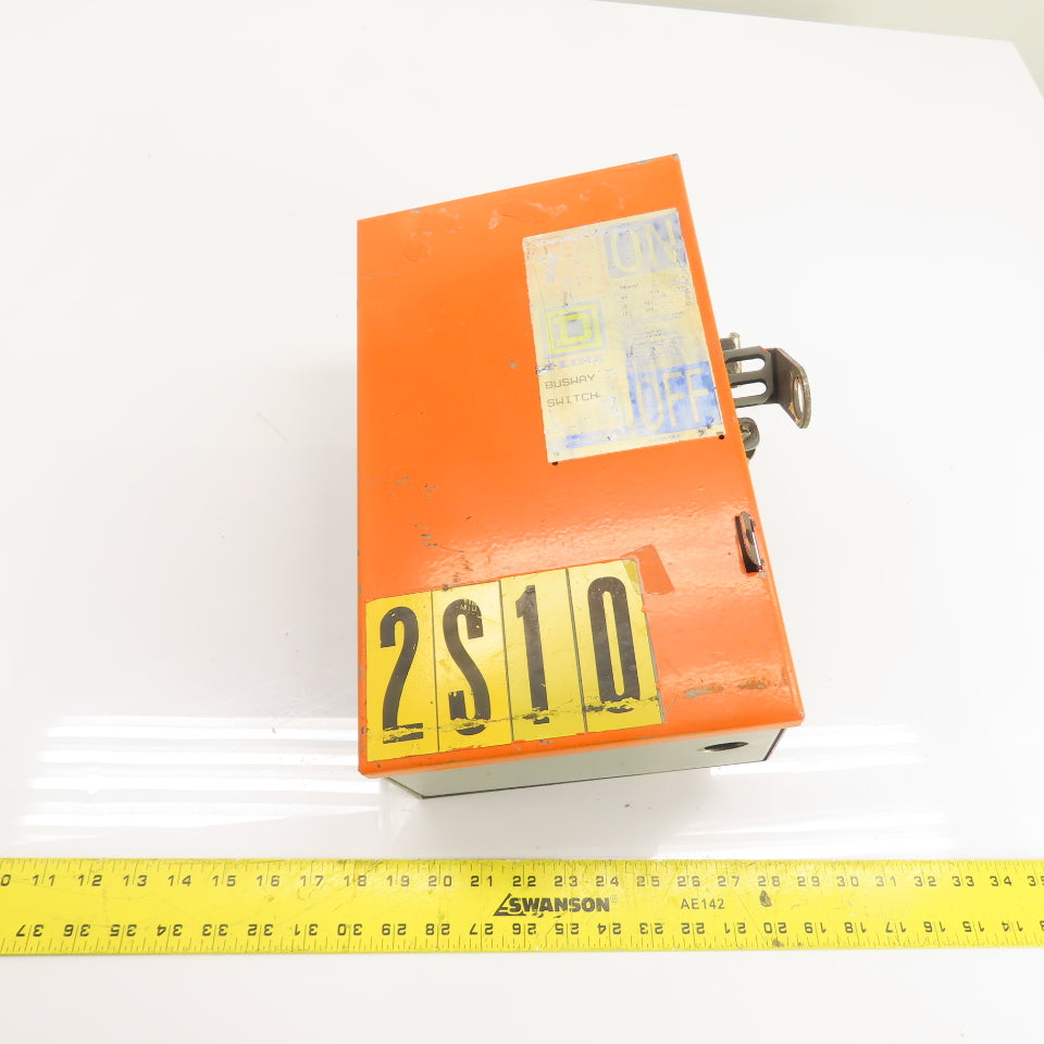 Square D PQ3606G 60A 3-Pole Fusible I-Line Busway Disconnect Switch 600V