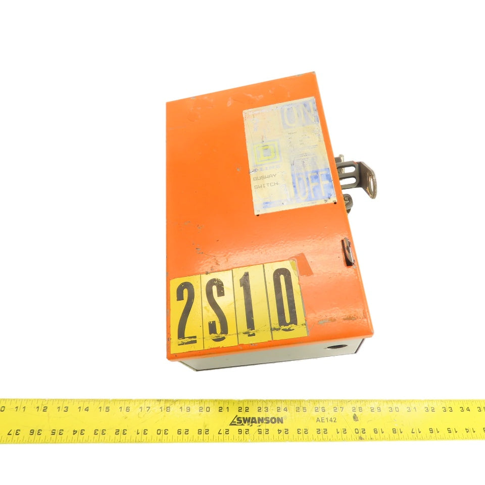 Square D PQ3606G 60A 3-Pole Fusible I-Line Busway Disconnect Switch 600V