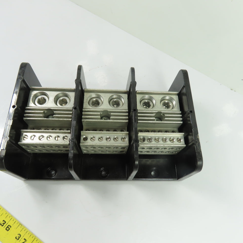 Square D 9080LBA365212 3-Pole Power Distribution Block 760A Cu/620A Al 600V