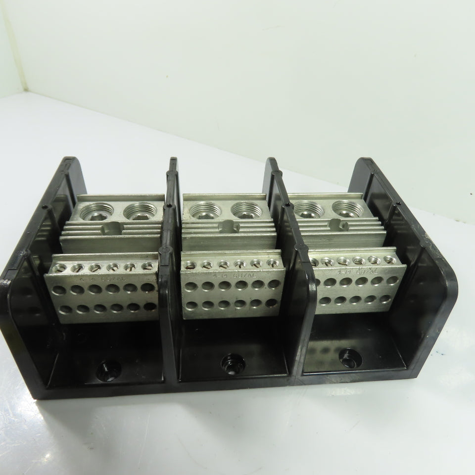 Square D 9080LBA365212 3-Pole Power Distribution Block 760A Cu/620A Al 600V