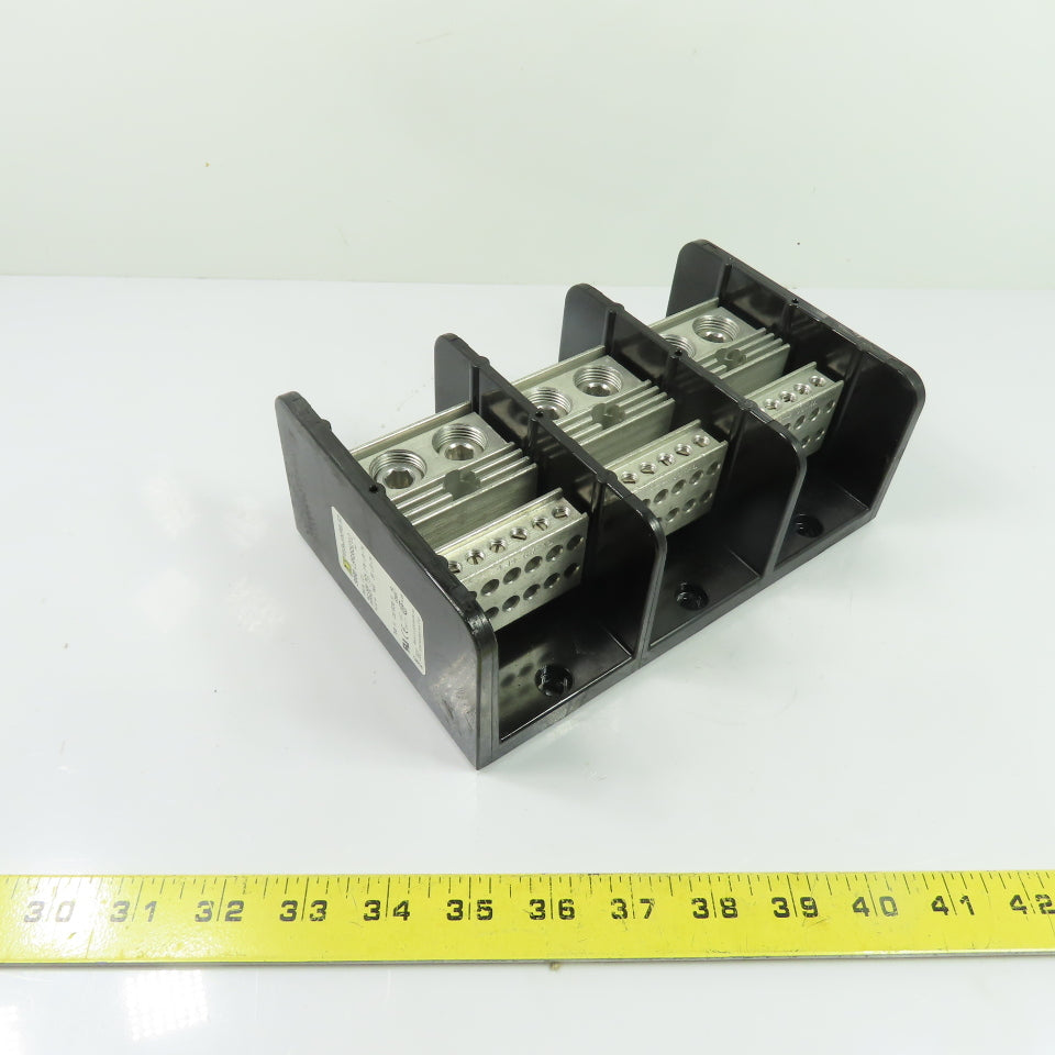 Square D 9080LBA365212 3-Pole Power Distribution Block 760A Cu/620A Al 600V