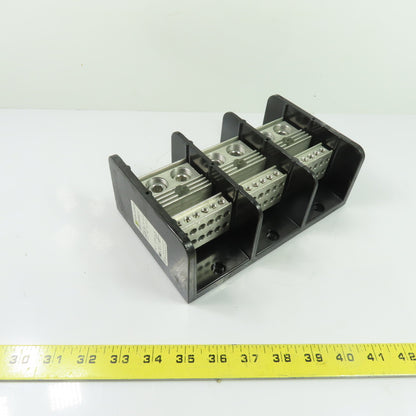 Square D 9080LBA365212 3-Pole Power Distribution Block 760A Cu/620A Al 600V