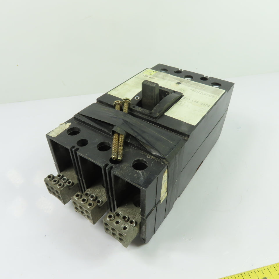 Square D KAL36150 150A 3-Pole Molded Case Circuit Breaker 600VAC