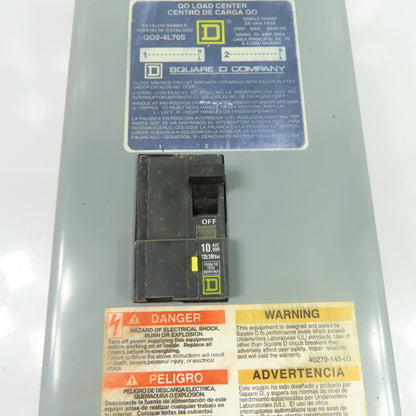 Square D QO2-4L70S 70A Load Center 120/240V 1Ph W/ 30A Circuit Breaker