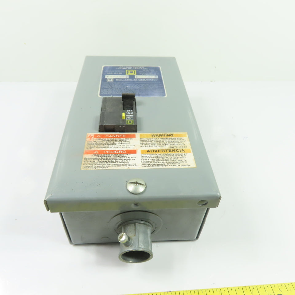 Square D QO2-4L70S 70A Load Center 120/240V 1Ph W/ 30A Circuit Breaker