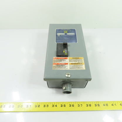 Square D QO2-4L70S 70A Load Center 120/240V 1Ph W/ 30A Circuit Breaker