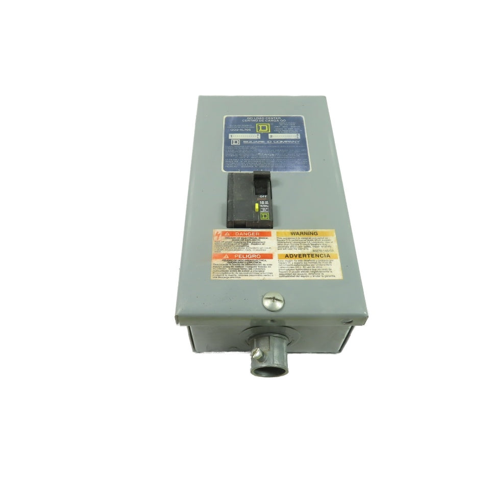 Square D QO2-4L70S 70A Load Center 120/240V 1Ph W/ 30A Circuit Breaker