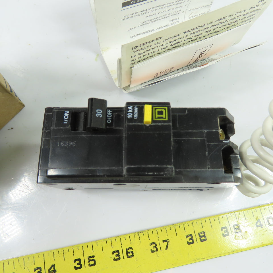 Square D QO230GFI 30A 2-Pole Ground Fault Circuit Breaker 120/240V NEW