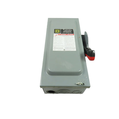Square D H361 30A 3-Pole Fusible Heavy Duty Safety Disconnect Switch 600V