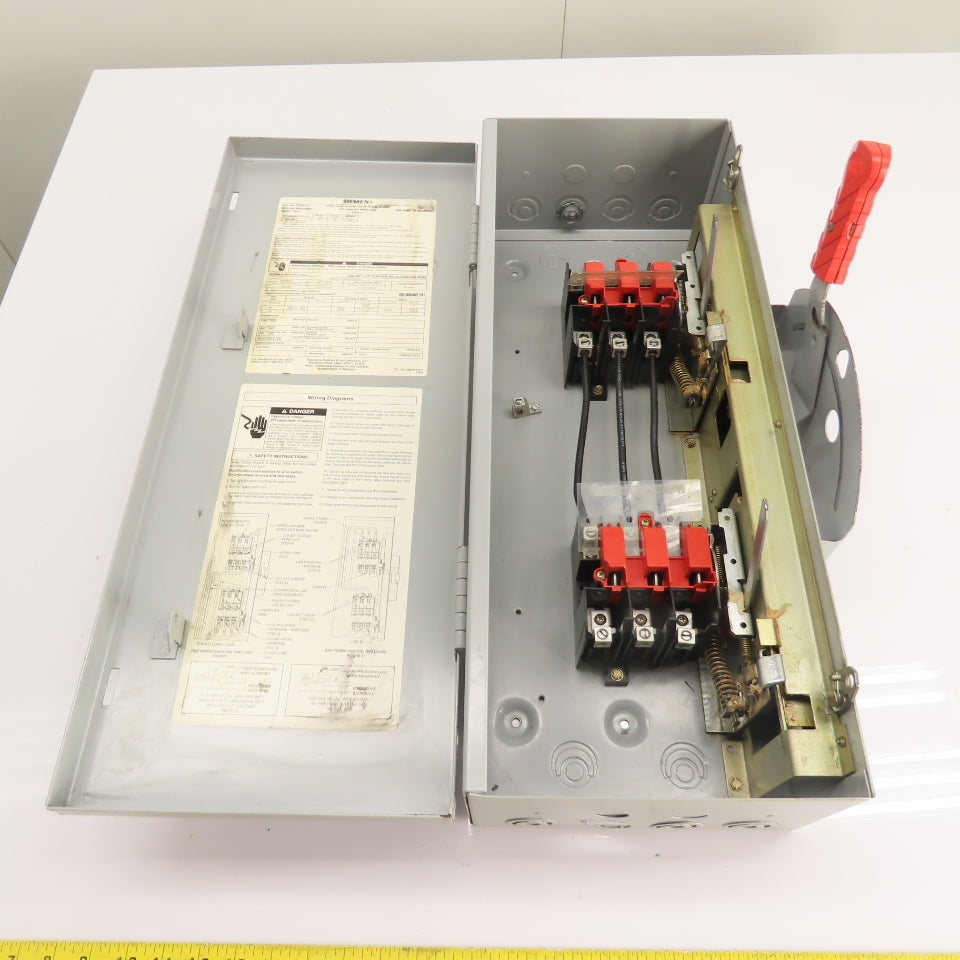 Siemens DTNF321 30A 3-Pole Double Throw Safety Disconnect Switch 240VAC
