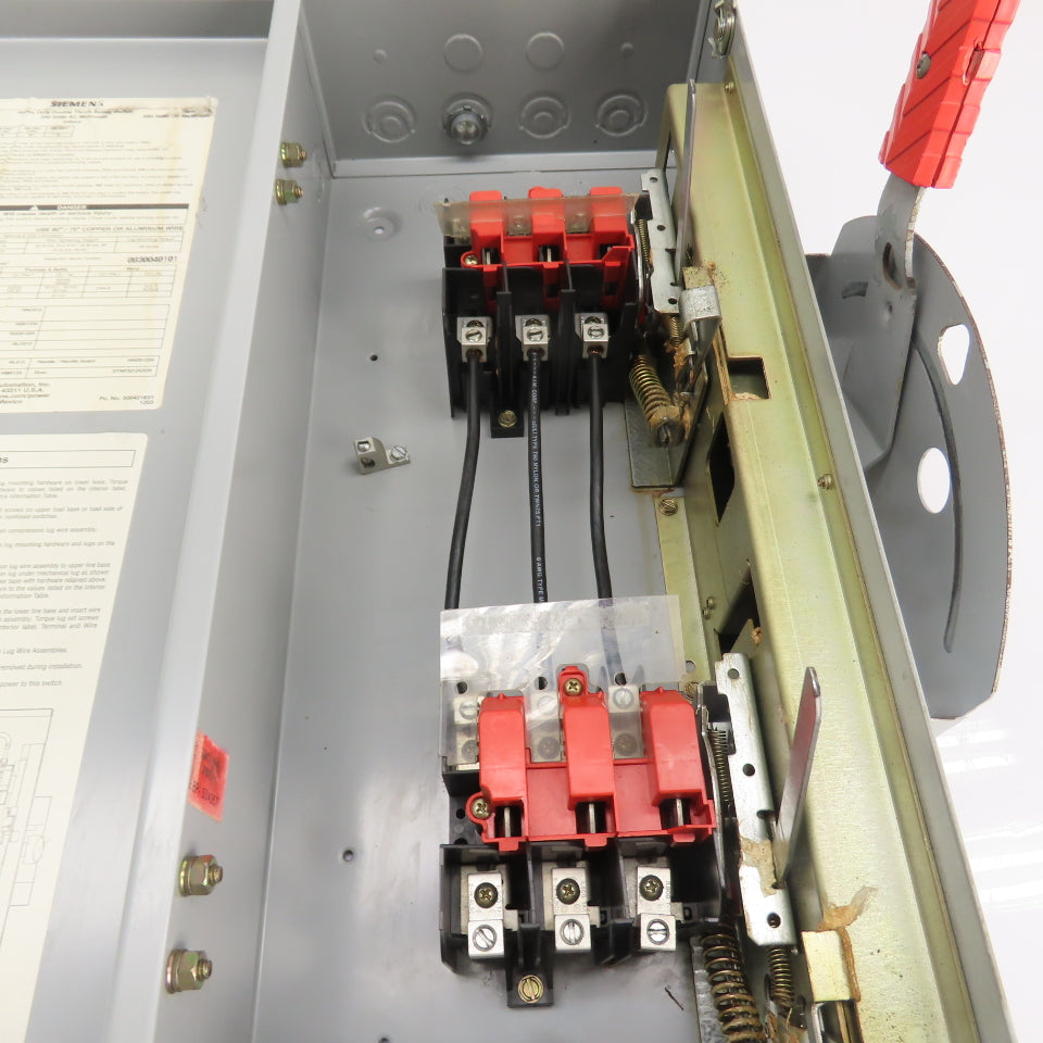 Siemens DTNF321 30A 3-Pole Double Throw Safety Disconnect Switch 240VAC