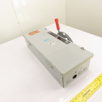 Siemens DTNF321 30A 3-Pole Double Throw Safety Disconnect Switch 240VAC