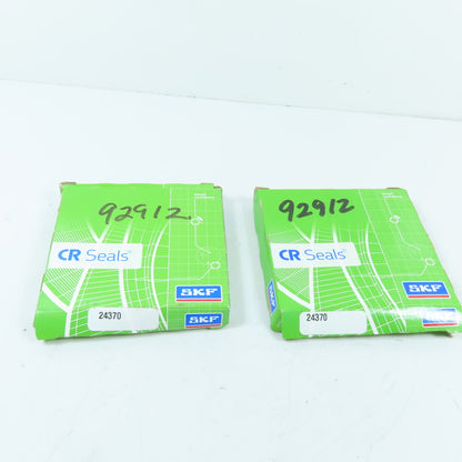 SKF 24370 CRWH1 Single Lip Nitrile Oil Seal Lot Of 2