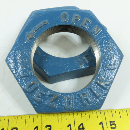 DeZURIK N/A 16" Knife Gate Valve Threaded Hex Valve Operating Nut Lot Of 2