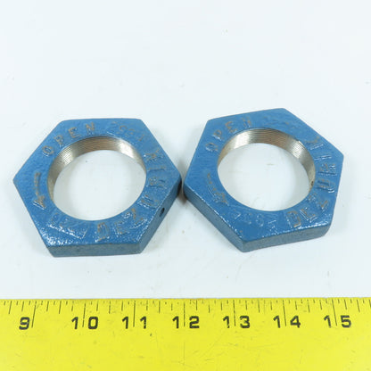 DeZURIK N/A 16" Knife Gate Valve Threaded Hex Valve Operating Nut Lot Of 2