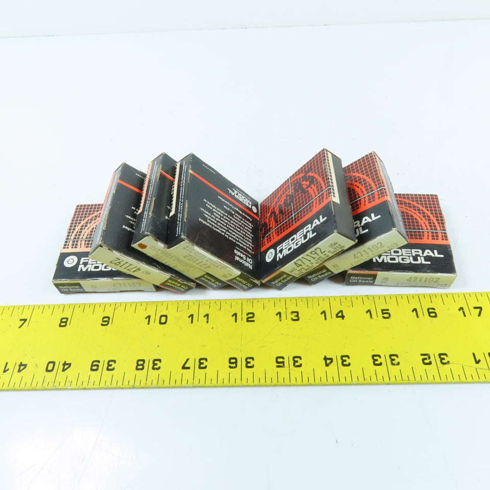 National 471192 Oil Seal 1.375" x 2.125" x .312" Lot Of 7