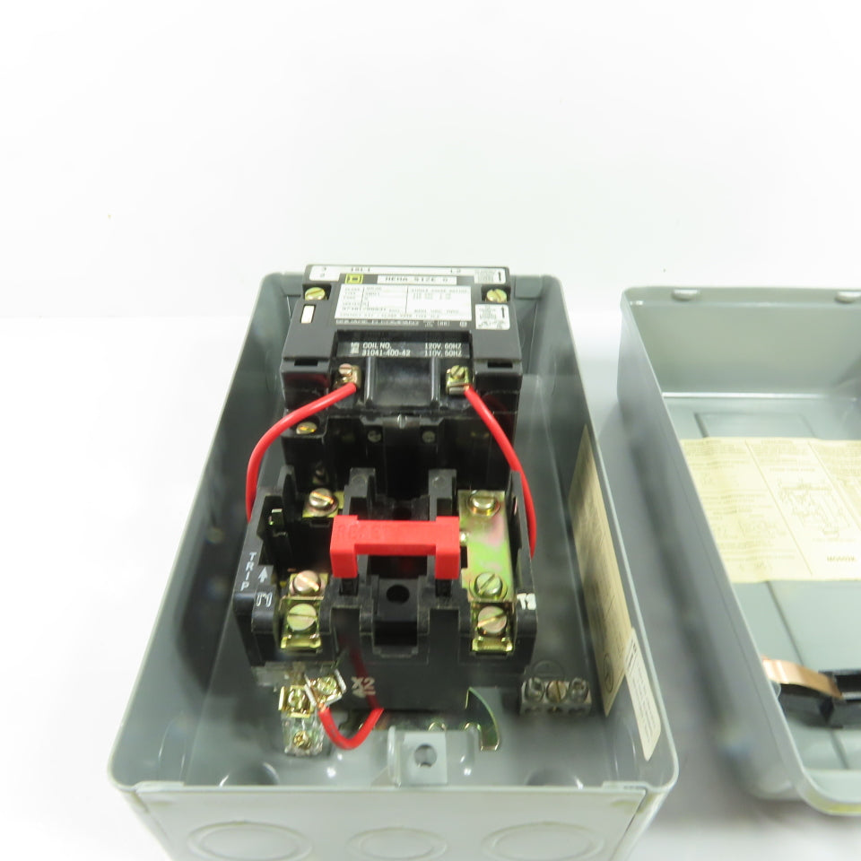 Square D 8536SBG1 NEMA Size 0 Magnetic Starter 115/230V NEW
