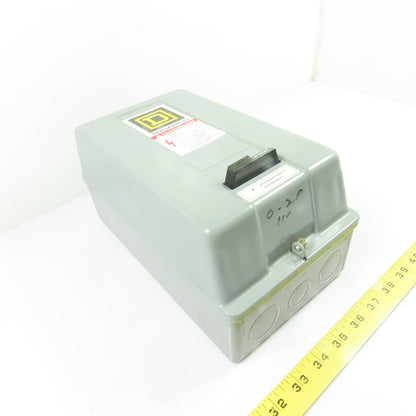 Square D 8536SBG1 NEMA Size 0 Magnetic Starter 115/230V NEW
