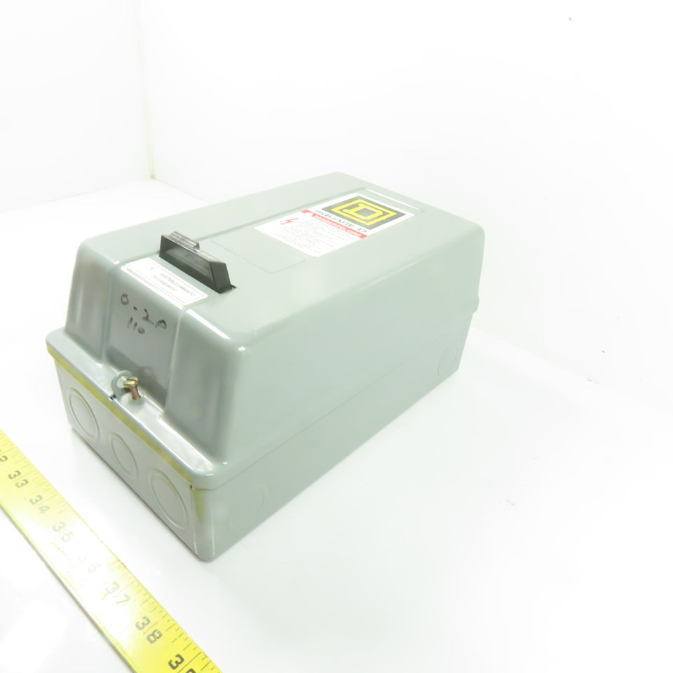 Square D 8536SBG1 NEMA Size 0 Magnetic Starter 115/230V NEW