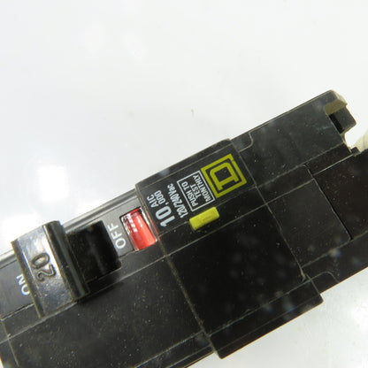 Square D QO220GFI 20A 2-Pole Ground Fault Circuit Breaker 120/240VAC NEW