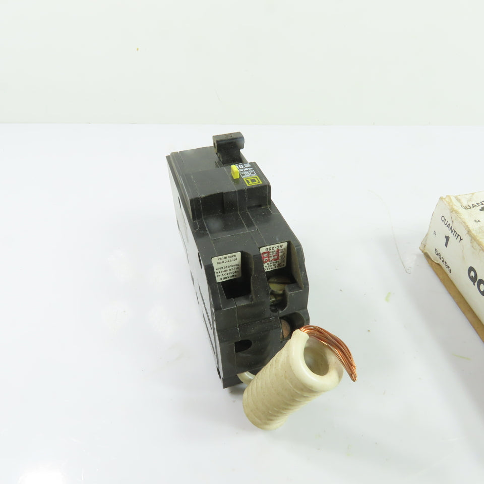 Square D QO220GFI 20A 2-Pole Ground Fault Circuit Breaker 120/240VAC NEW