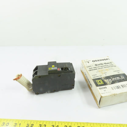 Square D QO220GFI 20A 2-Pole Ground Fault Circuit Breaker 120/240VAC NEW
