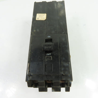 Square D QIL3100 100A 3-Pole Molded Case Circuit Breaker 240VAC