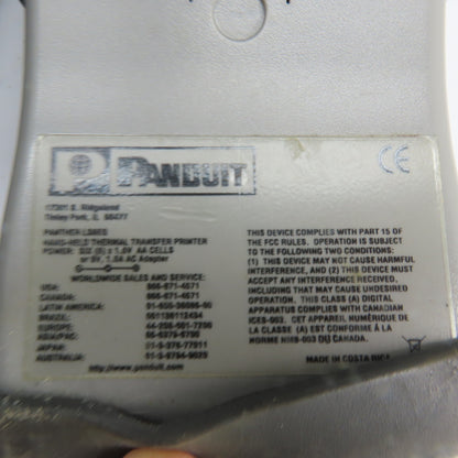 Panduit LS8EQ Hand-Held Thermal Transfer Label Printer w/ Case & Accessories
