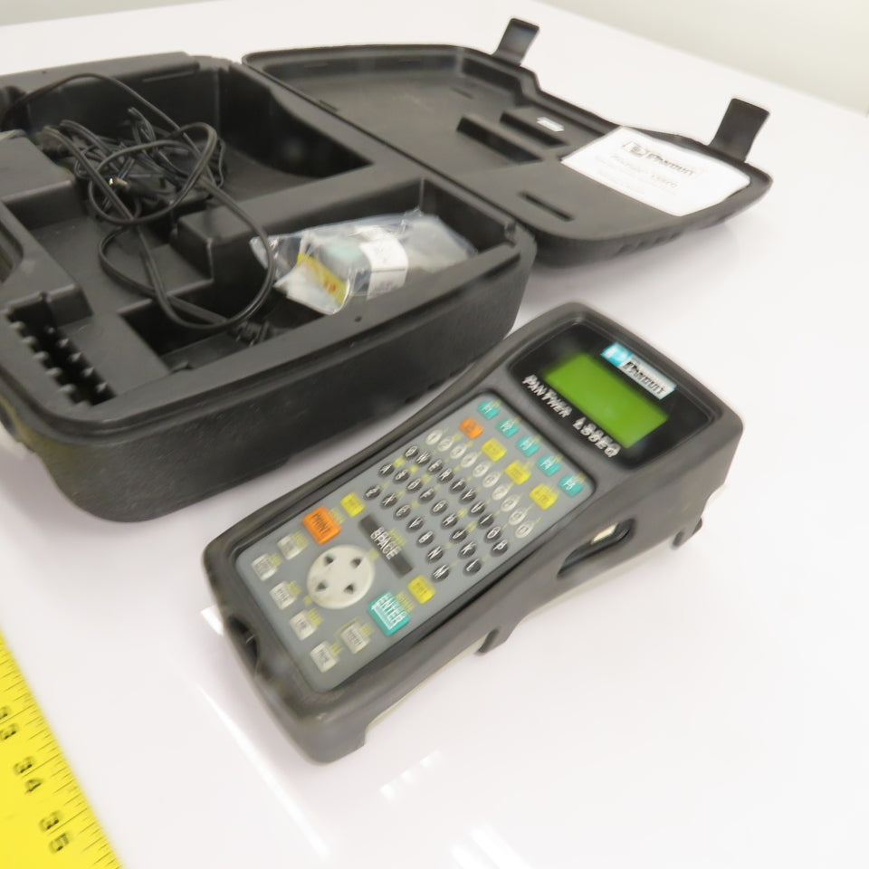 Panduit LS8EQ Hand-Held Thermal Transfer Label Printer w/ Case & Accessories