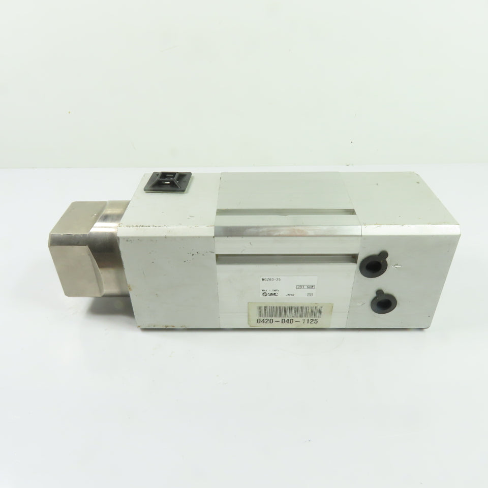SMC MGZ63-25 63mm Bore 25mm Stroke Non-Rotating Pneumatic Guided Cylinder
