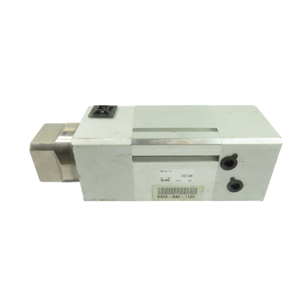 SMC MGZ63-25 63mm Bore 25mm Stroke Non-Rotating Pneumatic Guided Cylinder