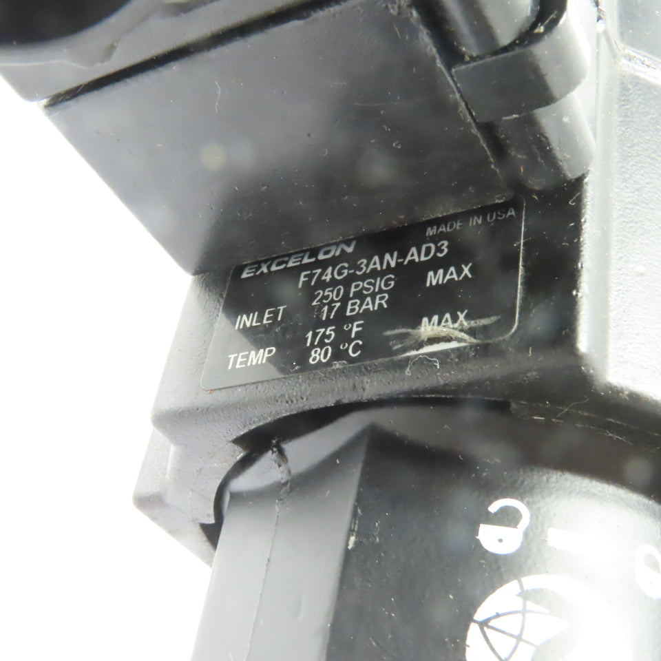 Norgren F74G-3AN-AD3 Pneumatic Filter Regulator 250PSI Max 1/2" & 1/4" NPT