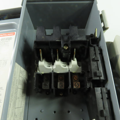 Square D HU361AWK 30A 3-Pole Non-Fusible Safety Disconnect Switch 600VAC