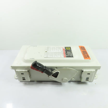 Square D HU361AWK 30A 3-Pole Non-Fusible Safety Disconnect Switch 600VAC
