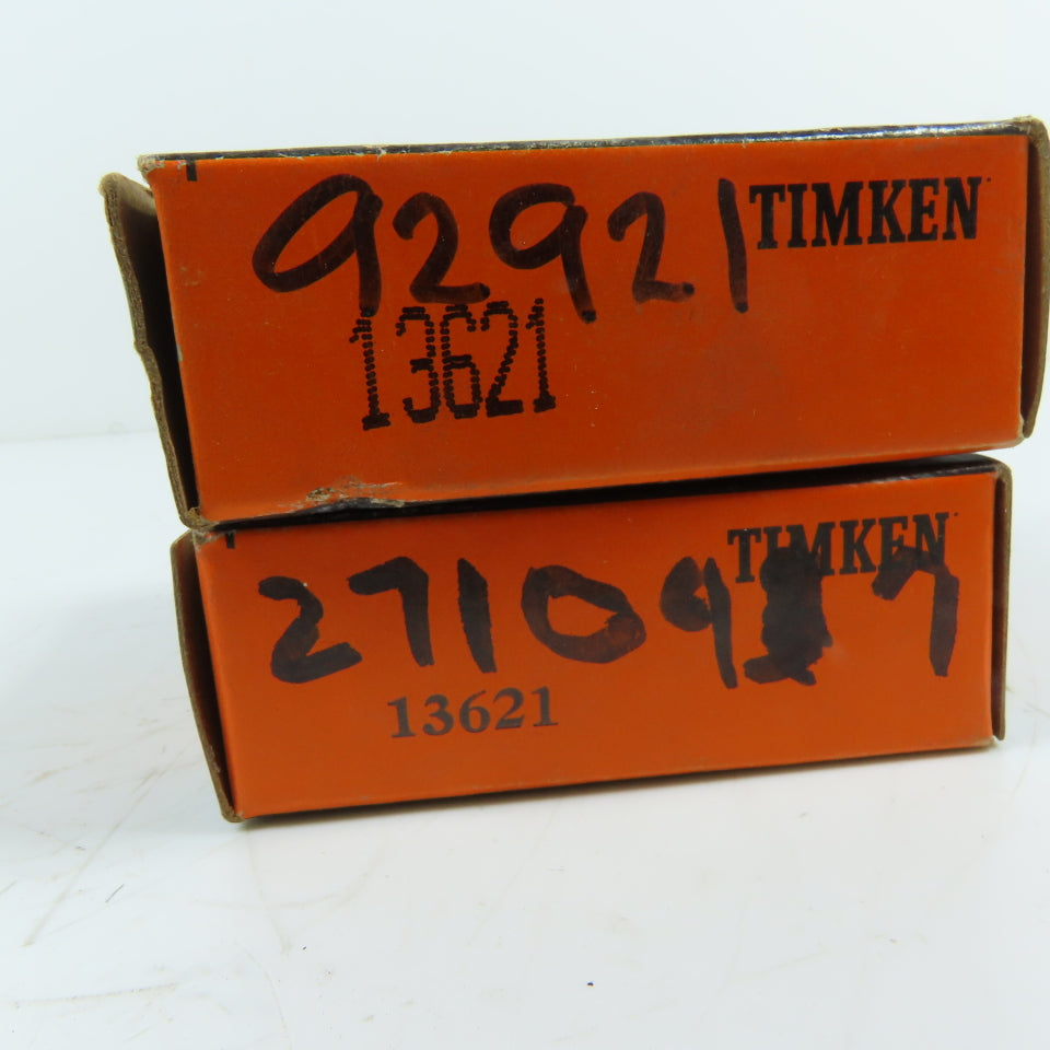 Timken 13621 Tapered Roller Bearing Single Cup Lot Of 2