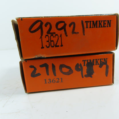 Timken 13621 Tapered Roller Bearing Single Cup Lot Of 2