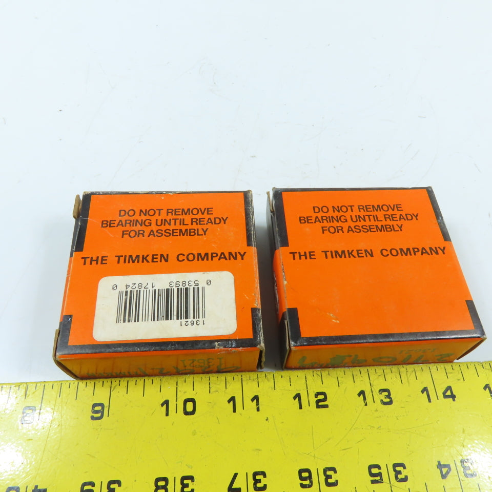 Timken 13621 Tapered Roller Bearing Single Cup Lot Of 2