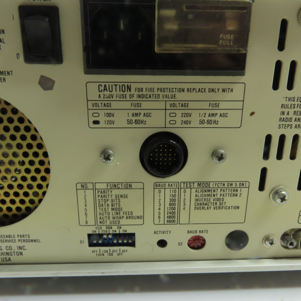 Fluke 1780A InfoTouch Touchscreen Operator Interface Display 120V