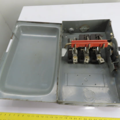 Square D 200A 3-Pole Fusible Safety Disconnect Switch 600V