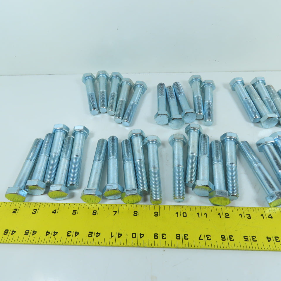 M16-2.0 x 100mm Hex Head Bolts Class 10.9 Zinc Plated Lot Of 35