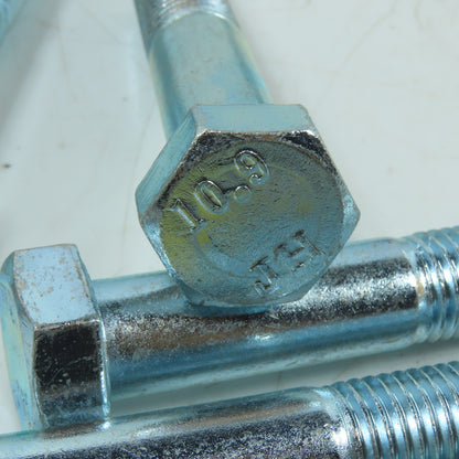 M16-2.0 x 100mm Hex Head Bolts Class 10.9 Zinc Plated Lot Of 35