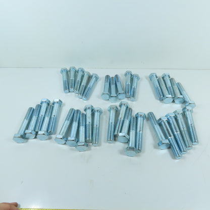 M16-2.0 x 100mm Hex Head Bolts Class 10.9 Zinc Plated Lot Of 35
