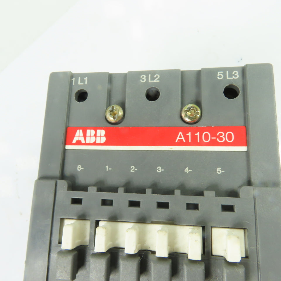 ABB A110-30 160A 3-Pole Magnetic Contactor 600V 110/120V Coil